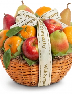 Natures Best Sympathy Fruit Gift Basket – Category 1